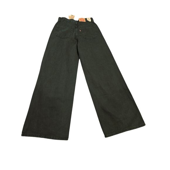 NWT Levi's  Women's Cinch Waist  Baggy Jeans Black Size 27 x 31 - Picture 3 of 10